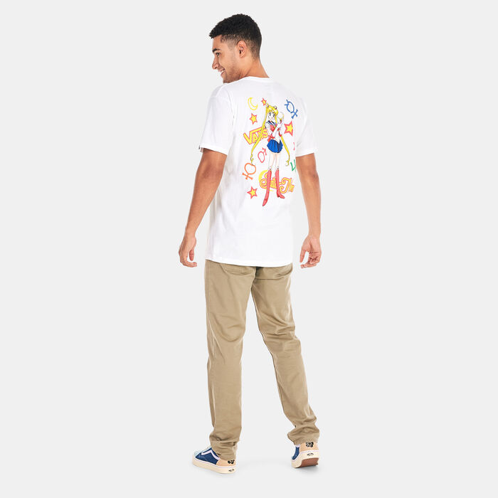 Vans Men's x Pretty Guardian Sailor Moon Graphic T-Shirt White image number 2