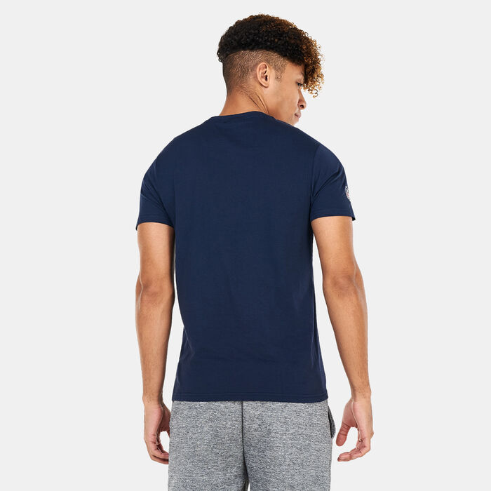 New Era Men's NFL Seattle Seahawks Team Wordmark T-Shirt Blue New Era Men's NFL Seattle Seahawks Team Wordmark T-Shirt Blue image number 1