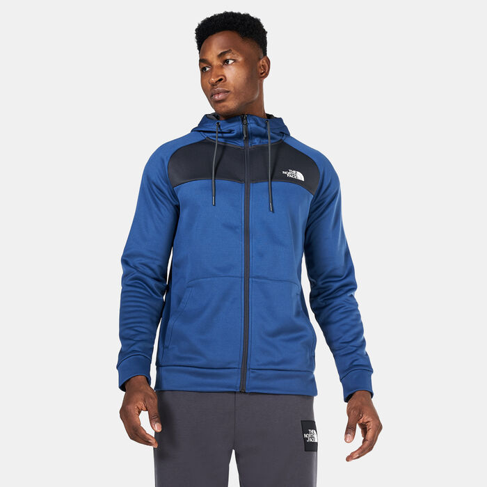 The North Face Men's Reaxion Fleece Hoodie Blue image number 0