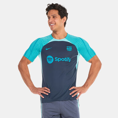 Nike Men's F.C. Barcelona Strike Third Dri-FIT Football Top Blue