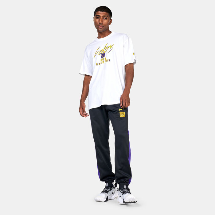 Jordan Men's Los Angeles Lakers Statement Max90 T-Shirt White Jordan Men's Los Angeles Lakers Statement Max90 T-Shirt White image number 2