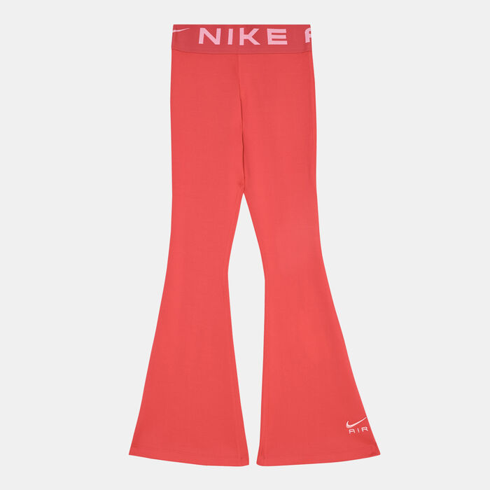 Nike Kids' Sportswear Air Essentials High-Rise Flared Leggings Pink image number 0