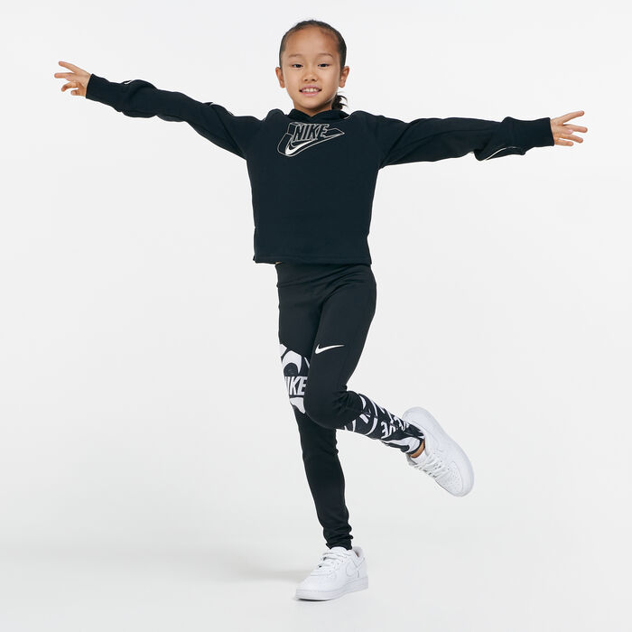 Nike Kids' Sportswear FT Hoodie (Older Kids) Beige image number 2