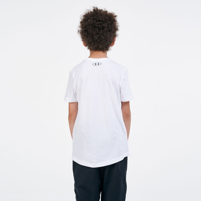 Under Armour Kids' Hoops Nitro T-Shirt White Under Armour Kids' Hoops Nitro T-Shirt White image number 1
