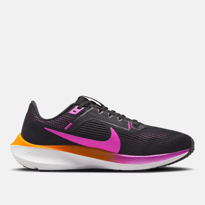 Nike Women's Pegasus 40 Road Running Shoe Black Nike Women's Pegasus 40 Road Running Shoe Black image number 1