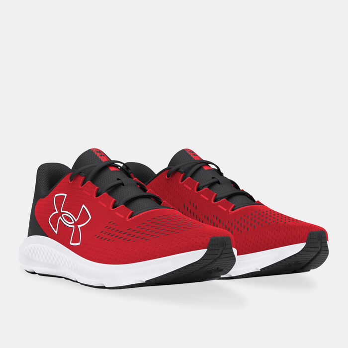 Under Armour Women's Charged Pursuit 3 Big Logo Running Shoes Red Under Armour Women's Charged Pursuit 3 Big Logo Running Shoes Red image number 1