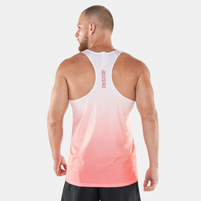 adidas Men's Adizero Tank Top Pink adidas Men's Adizero Tank Top Pink