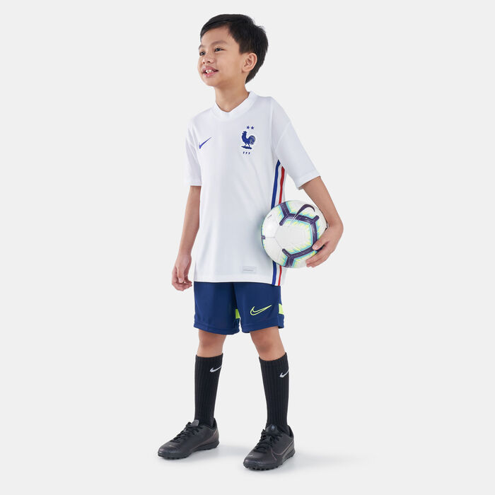 Nike Kids' France Stadium Away Jersey - 2020/21 (Older Kids) White image number 2