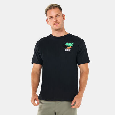 New Balance Men's Essentials Roots Graphic T-Shirt Black
