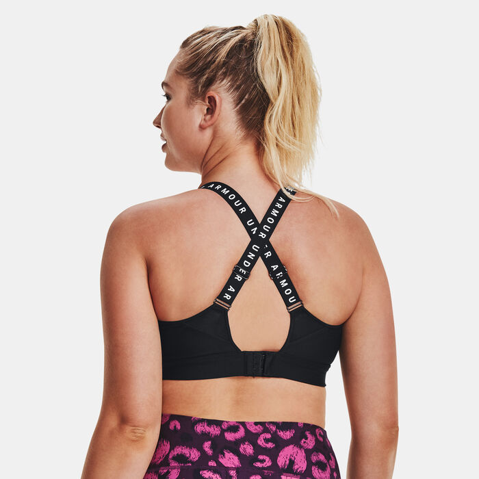 Under Armour Women's Infinity High-Support Training Sports Bra Black Under Armour Women's Infinity High-Support Training Sports Bra Black image number 1