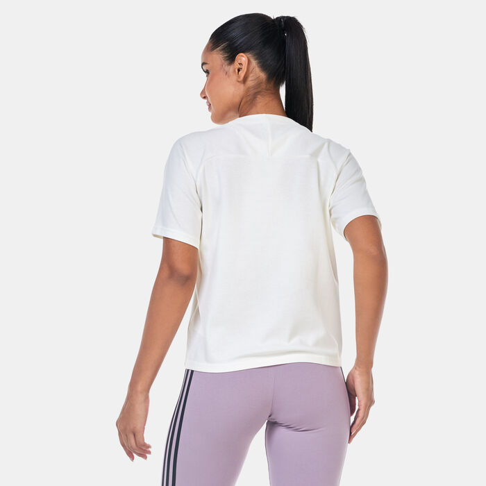 adidas Women's Z.N.E. T-Shirt White image number 1