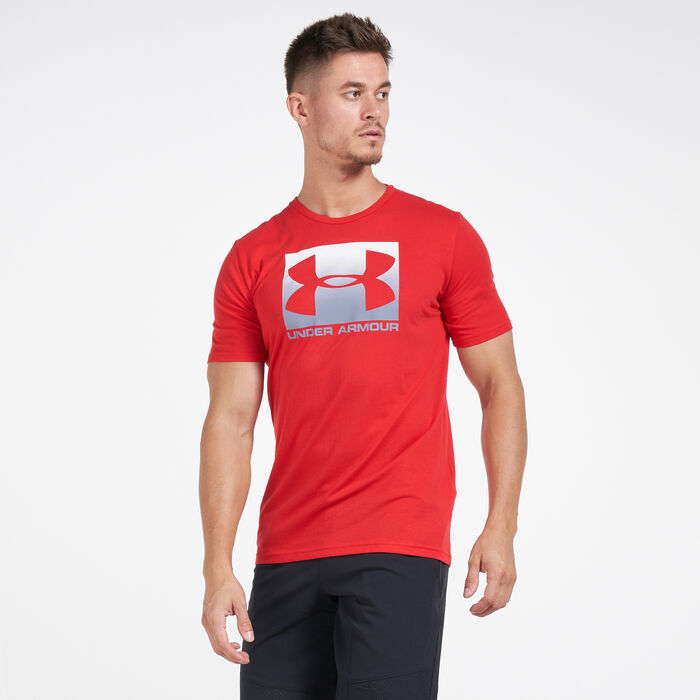 Under Armour Boxed Sportstyle T-Shirt Red Under Armour Boxed Sportstyle T-Shirt Red image number 0