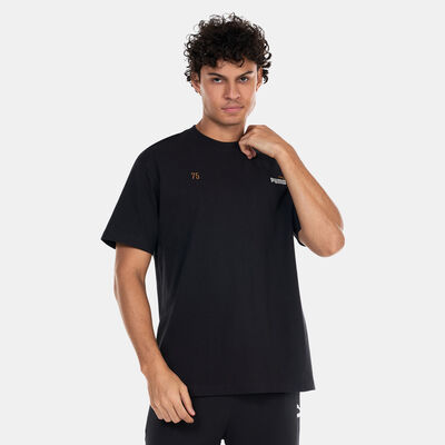PUMA Men's 75 Logo Celebration T-Shirt Black PUMA Men's 75 Logo Celebration T-Shirt Black