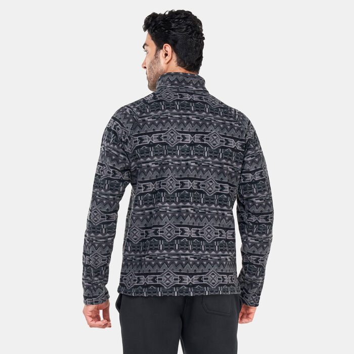 Columbia Men's Fast Trek™ Printed Sweatshirt Black Columbia Men's Fast Trek™ Printed Sweatshirt Black image number 1