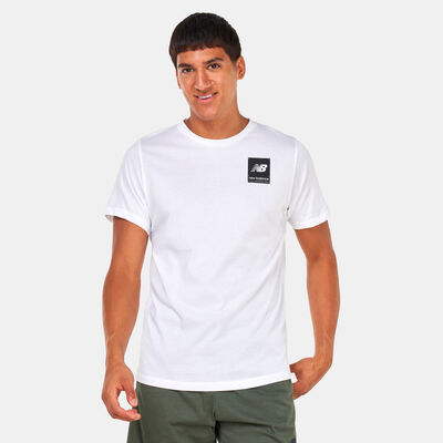 New Balance Men's Heathertech Graphic T-Shirt White