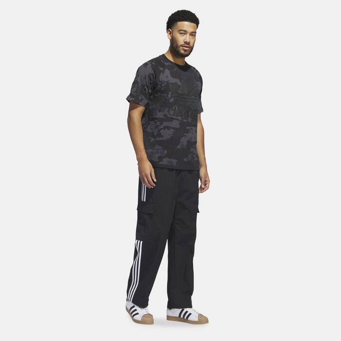 adidas Originals Men's Camo Trefoil T-Shirt Black adidas Originals Men's Camo Trefoil T-Shirt Black image number 2