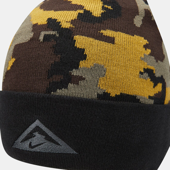 Nike Men’s Dri-FIT Trail Camo Beanie Green Nike Men’s Dri-FIT Trail Camo Beanie Green image number 2