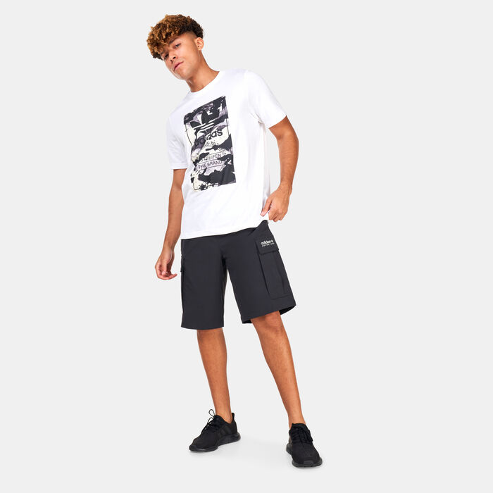 adidas Originals Men's Adventure Cargo Shorts Black adidas Originals Men's Adventure Cargo Shorts Black image number 2