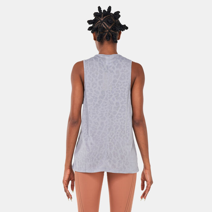 Nike Women's Pro Dri-FIT Tank Top Grey Nike Women's Pro Dri-FIT Tank Top Grey image number 1