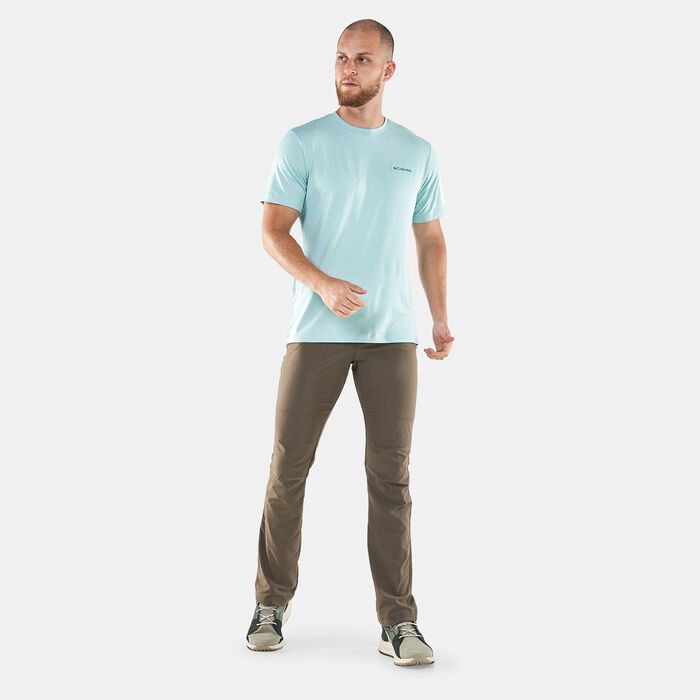 Columbia Men's Tech Trail™ Graphic T-Shirt Green Columbia Men's Tech Trail™ Graphic T-Shirt Green image number 2