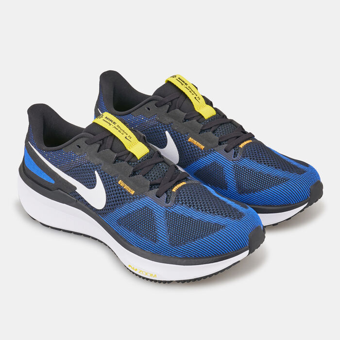Nike Men's Structure 25 Road Running Shoes Black Nike Men's Structure 25 Road Running Shoes Black image number 1