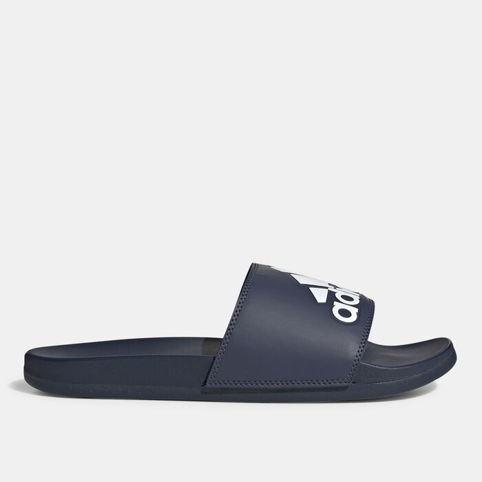 adidas Men's Adilette Comfort Slides Blue adidas Men's Adilette Comfort Slides Blue image number 1