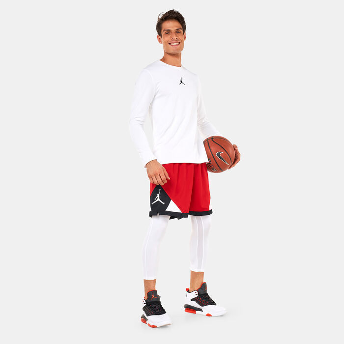 Jordan Men's Sport Dri-FIT 3/4 Tights White Jordan Men's Sport Dri-FIT 3/4 Tights White image number 2