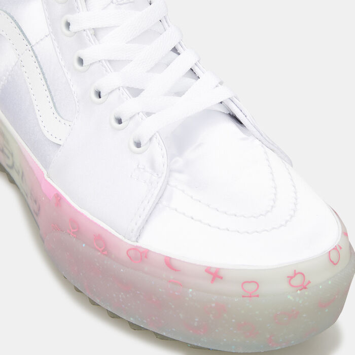 Vans Sailor Moon Sk8-Hi Stacked Unisex Shoe Silver Vans Sailor Moon Sk8-Hi Stacked Unisex Shoe Silver image number 4