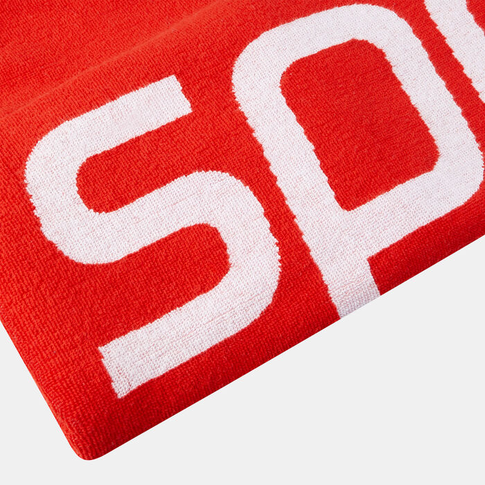 Speedo Logo Beach Towel Red image number 3