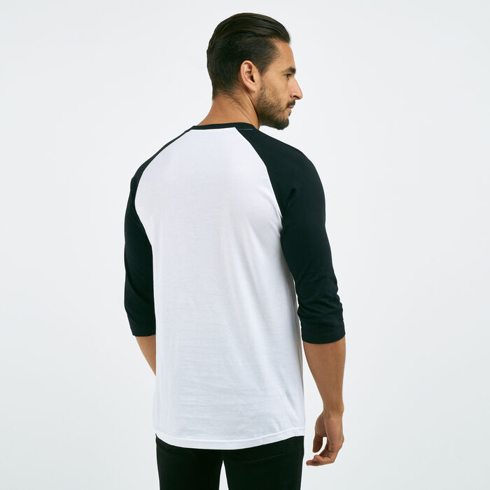 Vans Off The Wall Raglan T-Shirt White image number 1