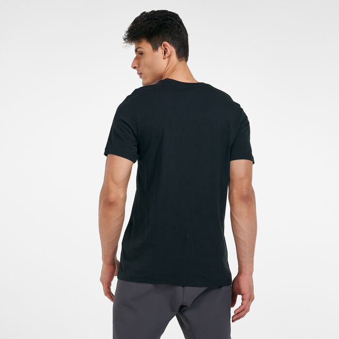 Nike Men's Sportswear Swoosh T-Shirt Black Nike Men's Sportswear Swoosh T-Shirt Black image number 1