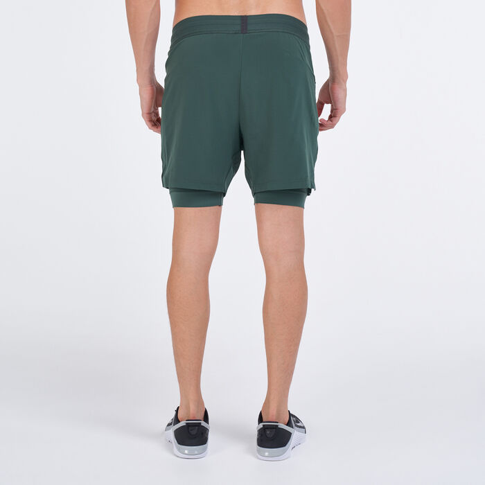 Nike Men's 2-in-1 Yoga Shorts Multi Nike Men's 2-in-1 Yoga Shorts Multi image number 1