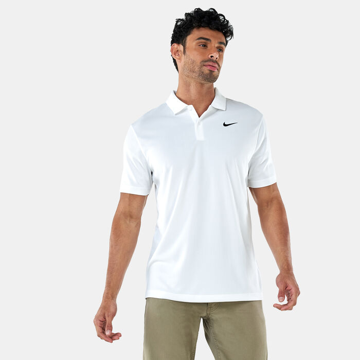 Nike Men's Court Dri-FIT Tennis Polo Shirt White Nike Men's Court Dri-FIT Tennis Polo Shirt White image number 0