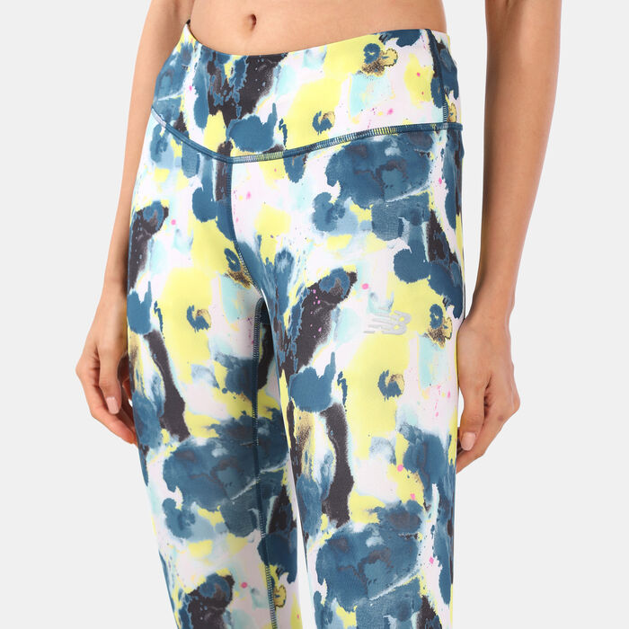 New Balance Women's Printed Accelerate Capri Leggings Multi New Balance Women's Printed Accelerate Capri Leggings Multi image number 3