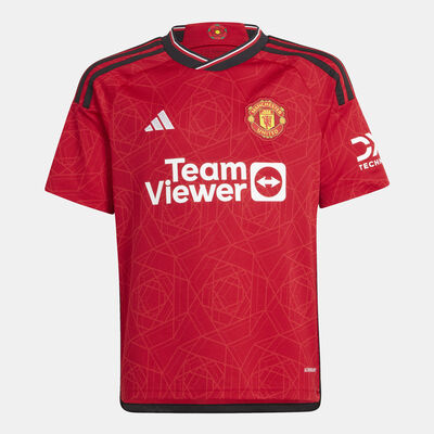 adidas Kids' Manchester United Home Jersey - 2023/24 Red adidas Kids' Manchester United Home Jersey - 2023/24 Red
