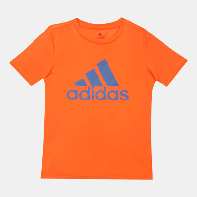 adidas Kids' Designed To Move Big Logo T-Shirt Red
