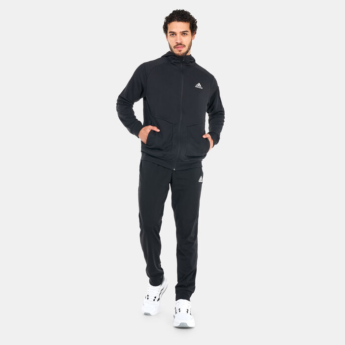 adidas Men's Essentials4GameDay Full Zip Hoodie Black adidas Men's Essentials4GameDay Full Zip Hoodie Black image number 2
