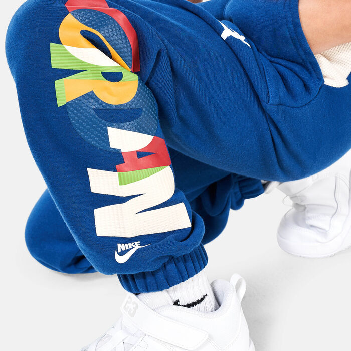 Jordan Kids' Messy Room Fleece Joggers (Older Kids) Blue Jordan Kids' Messy Room Fleece Joggers (Older Kids) Blue image number 3