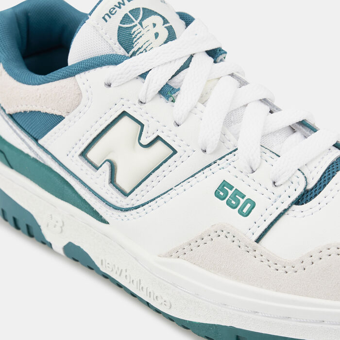 New Balance Kids' BB550 Shoe White image number 4