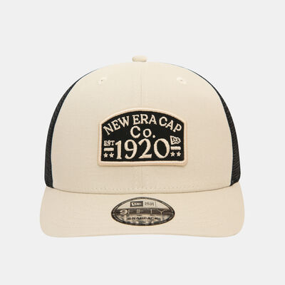 New Era Men's Patch Copper 9FIFTY Trucker Cap Beige