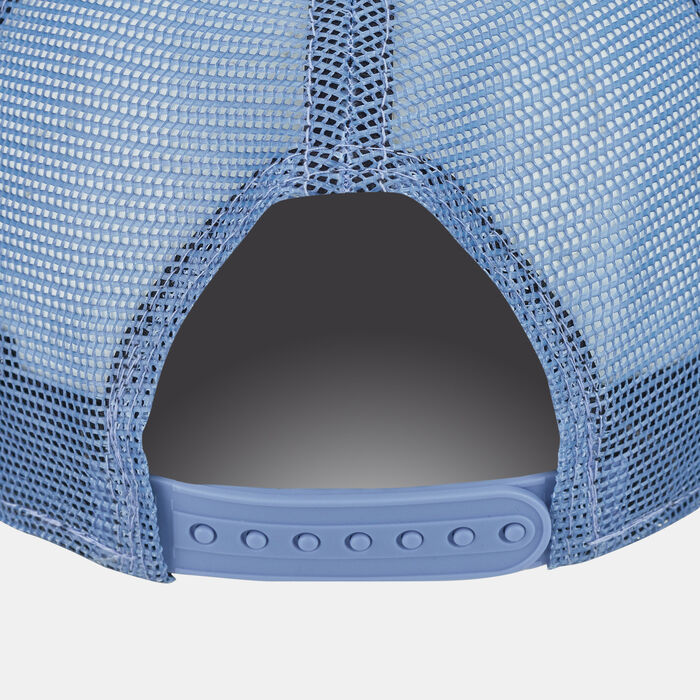 New Era Men's New York Yankees Tonal Mesh A-Frame Trucker Cap Blue New Era Men's New York Yankees Tonal Mesh A-Frame Trucker Cap Blue image number 1