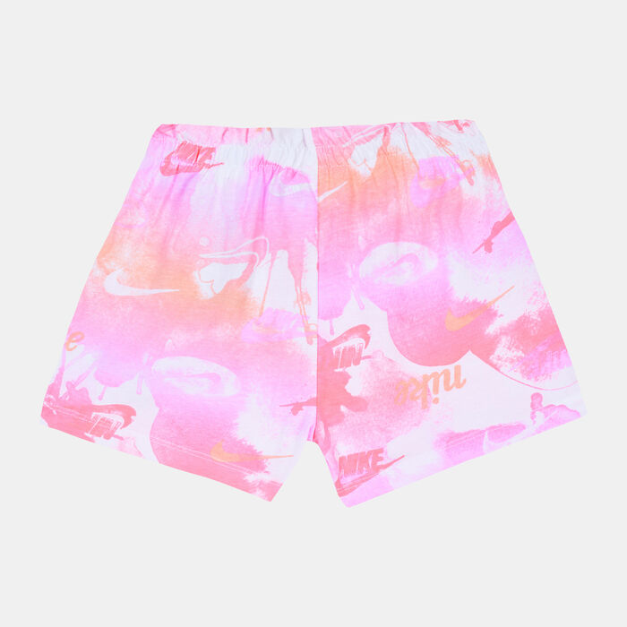 Nike Kids' Summer Daze Jersey Shorts Pink Nike Kids' Summer Daze Jersey Shorts Pink image number 1