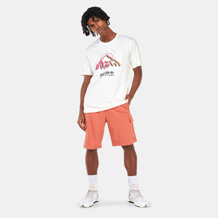 adidas Originals Men's Adventure Ride T-Shirt White image number 2