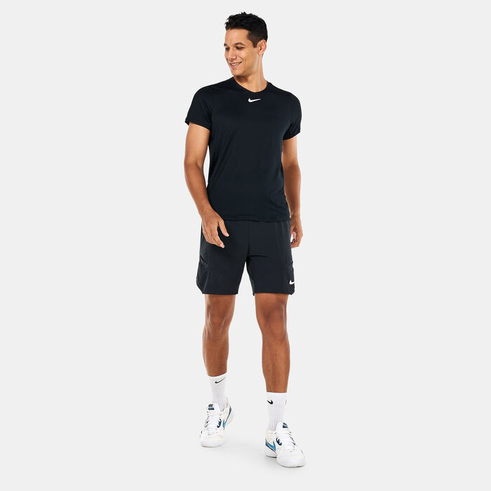 Nike Men's Court Advantage Top Black Nike Men's Court Advantage Top Black image number 2