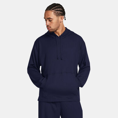 Under Armour Men's Rival Waffle Hoodie Blue