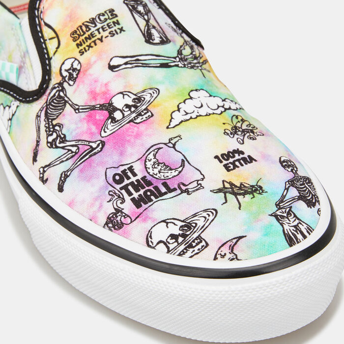 Vans Men's Shroom Doom Skate Slip-On Unisex Shoe Multi image number 4