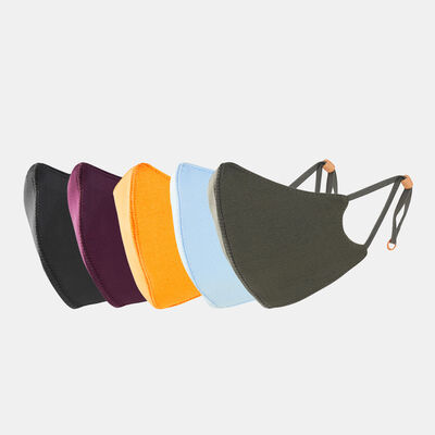 Sun and Sand Sports Face Masks (5 Pack) (Older Kids) Multi