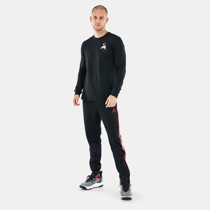 Jordan Men's Jumpman Long Sleeve Sweatshirt Black image number 2