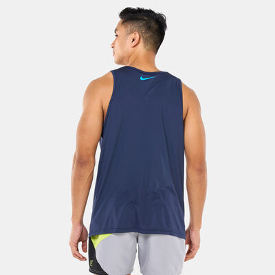 Nike Swim Men's Swim Vibe Tank Top Blue Nike Swim Men's Swim Vibe Tank Top Blue
