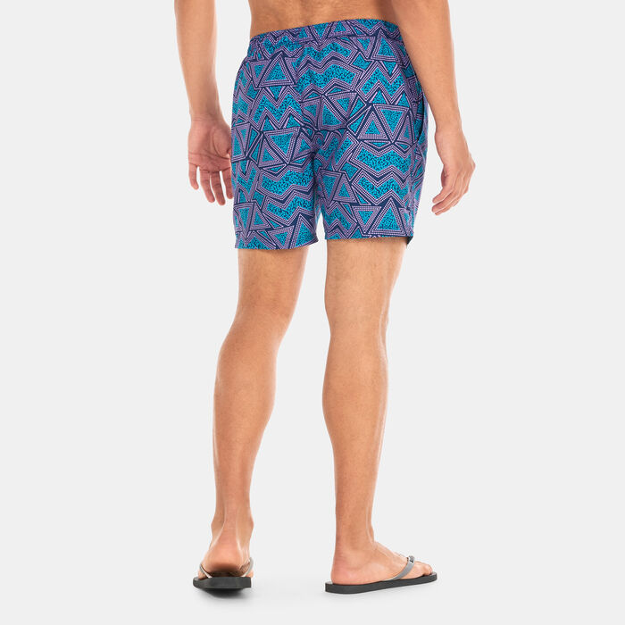 Speedo Men's Printed Leisure 16 Swimming Shorts Blue Speedo Men's Printed Leisure 16 Swimming Shorts Blue image number 1